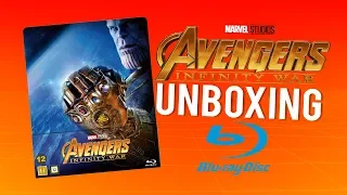 Avengers 3 Infinity War Blu-ray Steelbook Unboxing