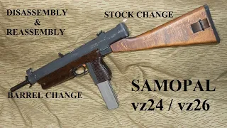 Samopal vz24 / vz26 Field Strip, Barrel and Stock change