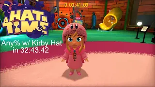 A Hat in Time Any% Speedrun w/ Kirby Hat [Former World Record] in 32:43.42