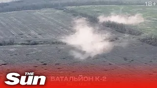 Ukrainian soldiers attack Russian positions and force enemy to retreat