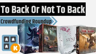 To Back Or Not To Back - The One With All The Cancelled Kickstarters