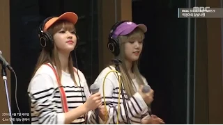 [Moonlight paradise ]YooA & Mimi (OH MY GIRL) - Black Happiness [박정아의 달빛낙원] 20160407