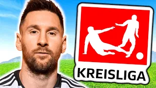 Was wäre, wenn Lionel Messi Kreisliga spielen würde? 👀⚽️ (FIFA Experiment)