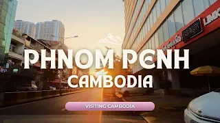 [4K] Most Beautiful Sunset View Of Phnom Penh City Cambodia 2024