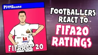 🎮Footballers React to FIFA 20 Ratings!🎮 (Feat Messi, Neymar, Ronaldo, Salah and more! PARODY demo)