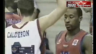 2004 CSKA (Moscow) - Tau Ceramica (Spain) 88-83 Men Basketball Euroleague, full match, version 2