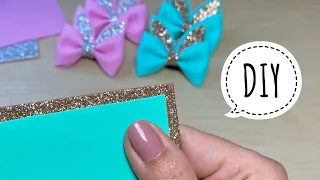 Какие они МИЛЫЕ!🥰 Бантики из фоамирана Foam sheet craft ideas