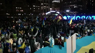 Protest chants + Ой  у лузі червона калина, March in Solidarity with Ukraine, Toronto, Canada 2023