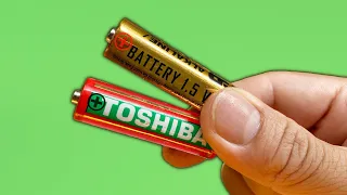 Don't Throw Away Old Batteries! Easy Way To Restore 1.5V Battery To Like New