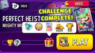 Mighty Mushrooms 🍄 Perfect Heist Solo Challenge Hard Score 58500 Points