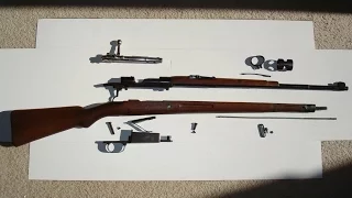 Немецкая винтовка Mauser K98. Тест-стрельба после ремонта.