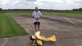 Maiden flight Sonic Pitts Python  Biplane