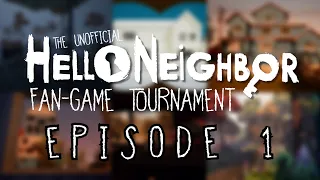 The Hello Neighbor FAN-GAME TOURNAMENT #1 (Secret Behind The Grave VS A Living Hell)