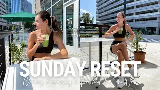 SUNDAY RESET ROUTINE | Cleaning, Organizing, Prioritizing Relaxation + Prepping For A Busy Week