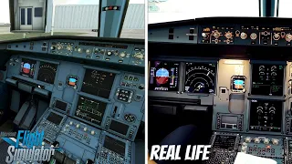 Microsoft Flight Simulator 2020 VS Real Life | Airliner Cockpits