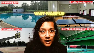 LUXURIOUS Sports Facilities at VNIT Nagpur🤑 | Aesthetic swimming pool | Synthetic courts