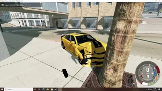 BeamNG.Drive Dodge Charger Crash Test