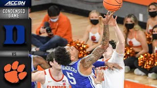 Duke vs. Clemson Condensed Game | 2021-22 ACC Men’s Basketball