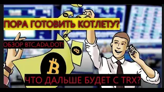 ОБЗОР BTC,DOT,ADA,TRX! TRX ЖДЁТ КРАХ? КОГДА ОТКУПАТЬ КРИПТОВАЛЮТУ? ДОСТИГ ЛИ БИТКОИН ДНА?