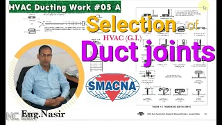 39 -HVAC(G.I) duct joint slip & drive, companion steel flange method using SMACNA standards