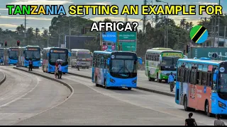 Tanzania Has The BEST Transport System In Africa; Dar es Salaam Tanzania BRT System