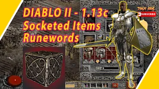 Diablo 2 Horadric Cube Recipes Add Socket, Remove Gems, Runewords Review