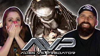 My Wife Simps for the Predator! First Time Watching Alien vs. Predator (2004) Reaction & Commentary