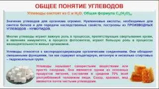 № 127. Органическая химия. Тема 21. Углеводы. Часть 1. Общее понятие углеводов