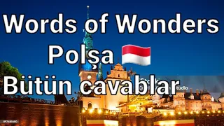 Words of Wonders - Polşa 🇮🇩 Bütün Cavablar