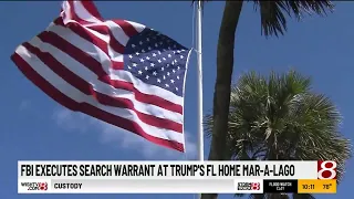 FBI executes search warrant at Trump's Florida home, Mar-a-lago