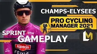 Champs-Élysées Sprint - Gameplay | Pro Cycling Manager 2021 [EXT]