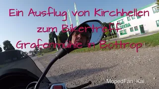 Mit dem Piaggio MP3 300 Sport zum Bikertreff Grafenmühle in Bottrop