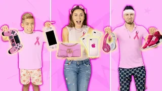 Buying & Eating ONLY PINK For 24 Hours!! *CHALLENGE* | The Royalty Family