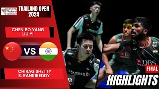 Chen/Liu (CHN) vs Rankireddy/Shetty (IND) - F | Thailand Open 2024