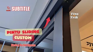 🔴 Tutorial for Creating Custom Single Slides | Sliding & Swing Doors Gypsum Partition Walls | simpel