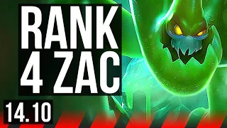 ZAC vs SETT (TOP) | Rank 4 Zac, Quadra, 9/3/12, Dominating | BR Grandmaster | 14.10