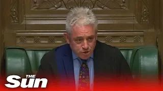 Remainer Bercow bans third meaningful vote unless substantial changes