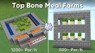 What Are The Best Bone Meal Farms In Minecraft 1.20+ | Tutorial