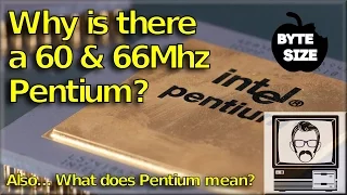 Why is there a Pentium 60 AND 66Mhz?! [Byte Size] | Nostalgia Nerd