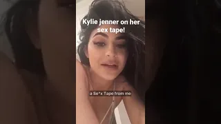 Kylie Jenner on her sex tape. Check description!