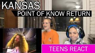 Teens Reaction - Kansas ( Point Of Know Return )