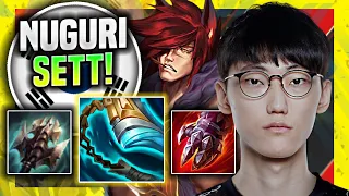 NUGURI DESTROYING WITH SETT! - FPX Nuguri Plays Sett Top vs Lee Sin! | Season 11