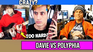 Can I Play the HARDEST Guitar Riff EVER on Bass? // Davie504 VS Polyphia GOAT Reaction BASS G.O.A.T.