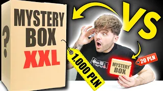 Testuje NAJDROŻSZY vs NAJTAŃSZY Mystery Box! *1.000 PLN vs 20 PLN*