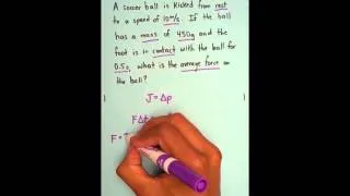 Calculation using the Impulse-Momentum Theorem