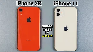 iPhone XR vs iPhone 11 SPEED TEST in 2021 - Which is Faster in 2021?