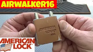 (934) Challenge: Mangled American 1205 Padlock