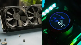 Test Aorus Waterforce x240 vs NZXT KRAKEN Z53 : Quel est le meilleur watercooling a écran ?