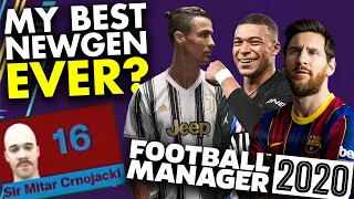 How Does My BEST EVER NEWGEN Compare to Top FM20 Stars? | Football Manager 2020