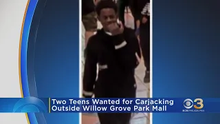 2 teens wanted for carjacking outside Willow Grove Park Mall